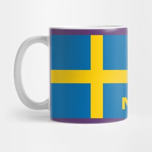 Norrköping City in Swedish Flag Mug